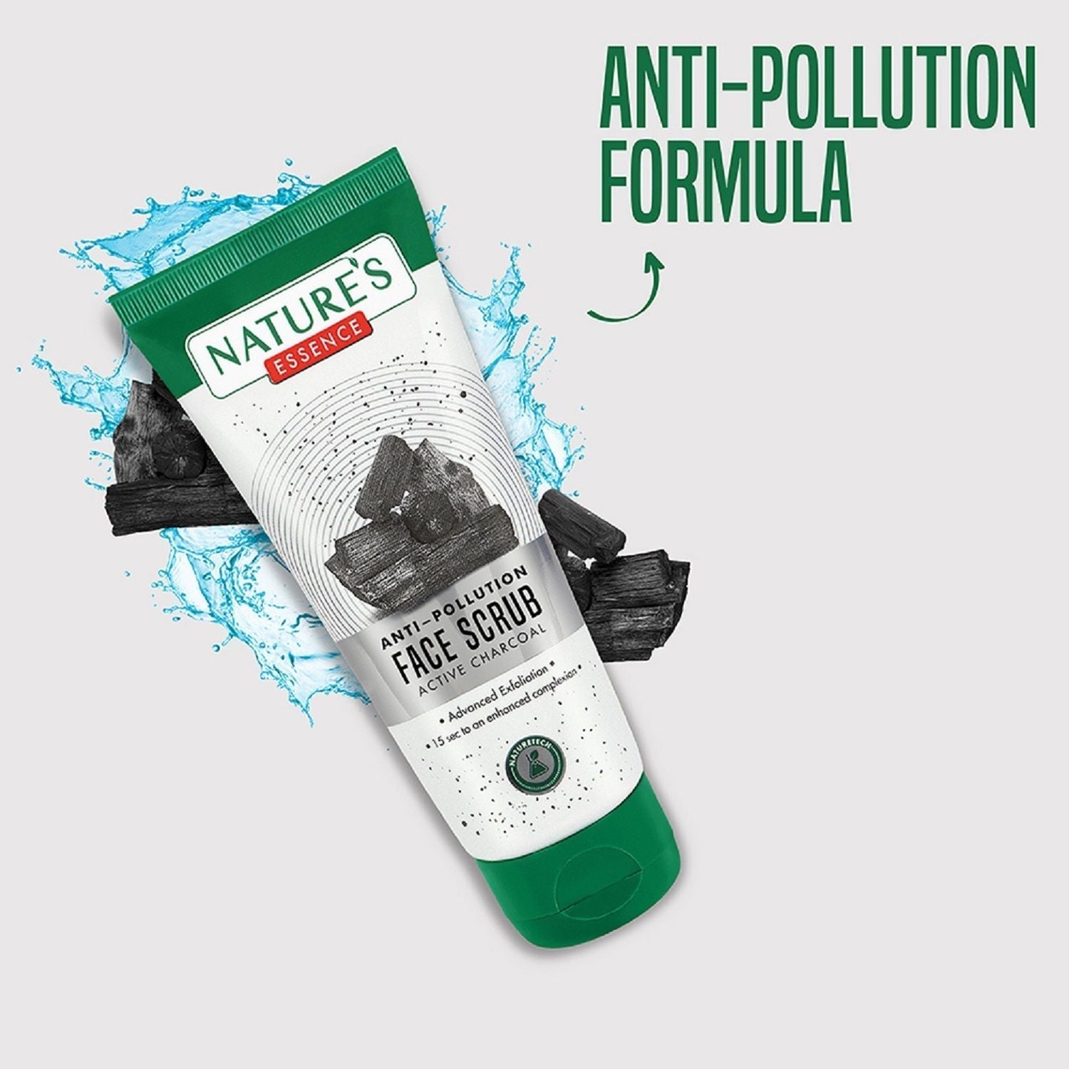 Nature's Essence Anti Pollution Charcoal Face Scrub, 50g Buy at Indicrest Image 4