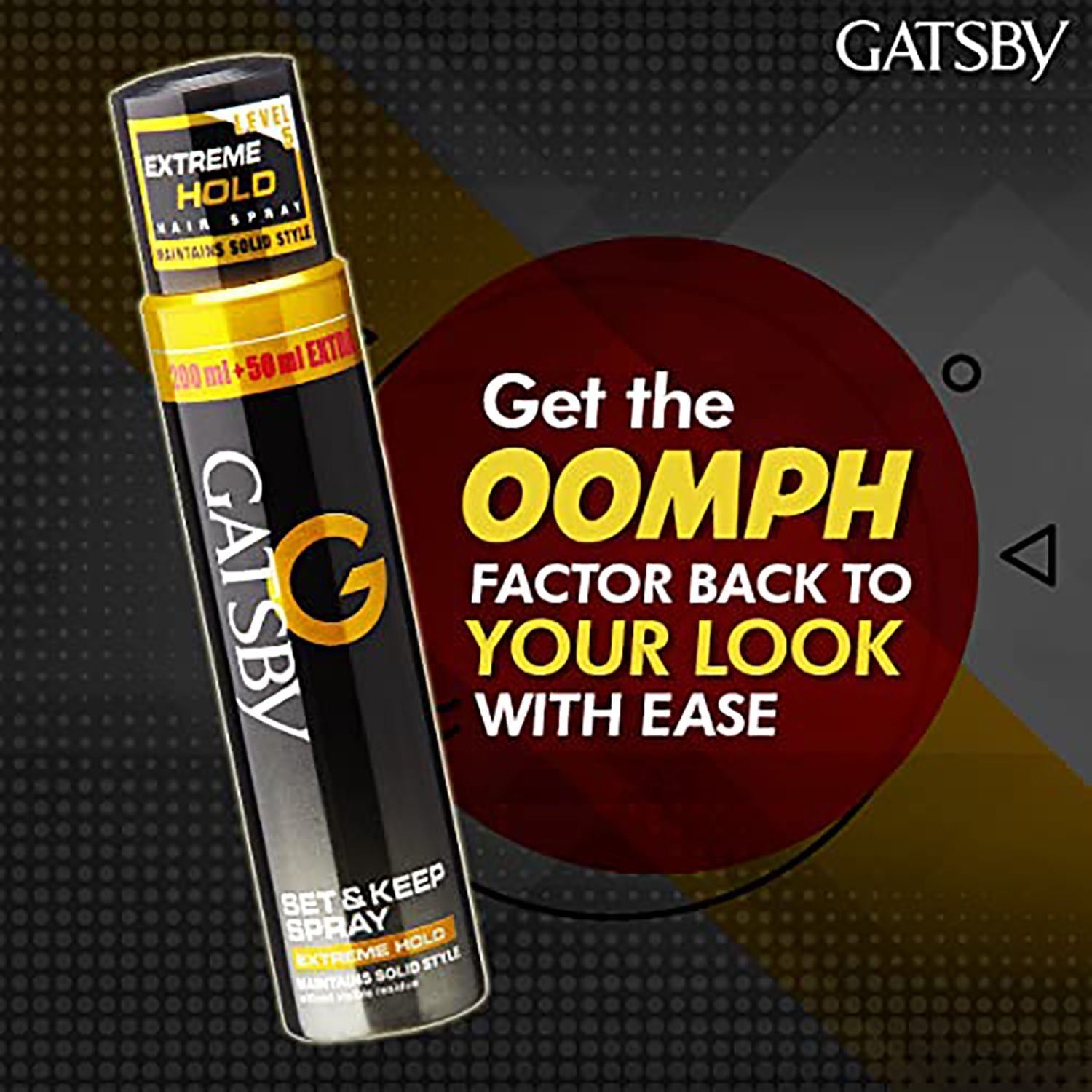 Gatsby Japan's No. 1 Set & Keep Hair Spray - Extreme Hold, 250ml Buy at Indicrest Image 4