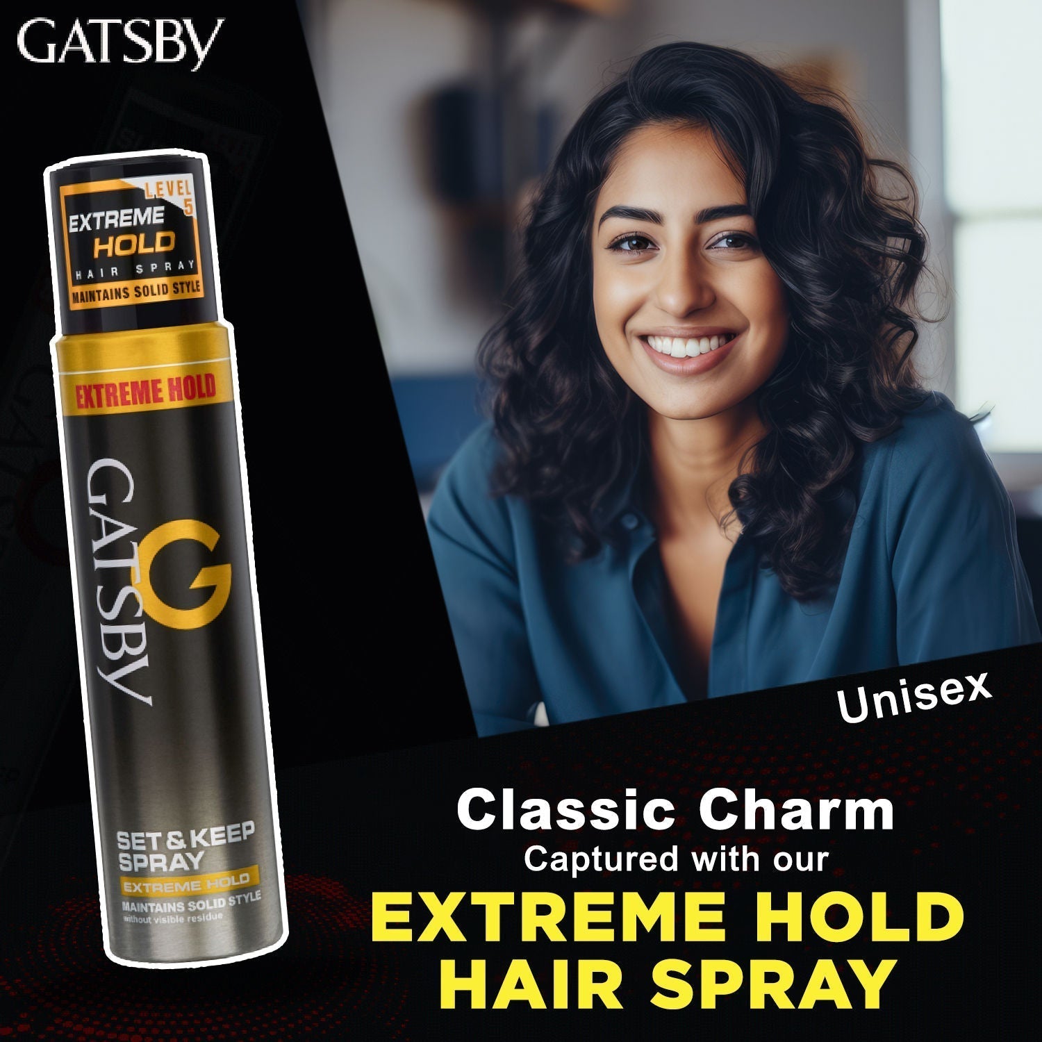Gatsby Japan's No. 1 Set & Keep Hair Spray - Extreme Hold, 250ml Buy at Indicrest Image 7