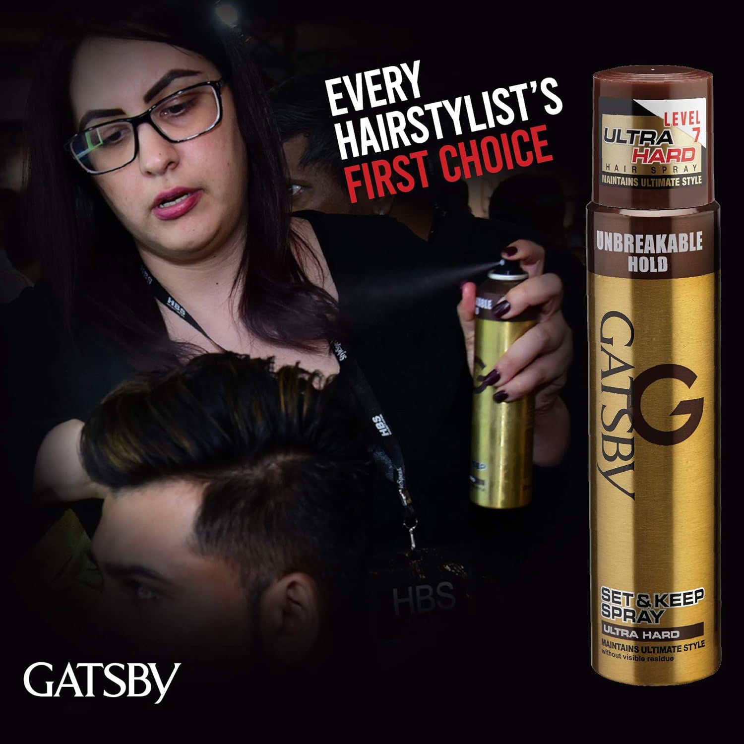 Gatsby Set & Keep Hair Spray Ultra Hard, 250ml Buy at Indicrest Image 8