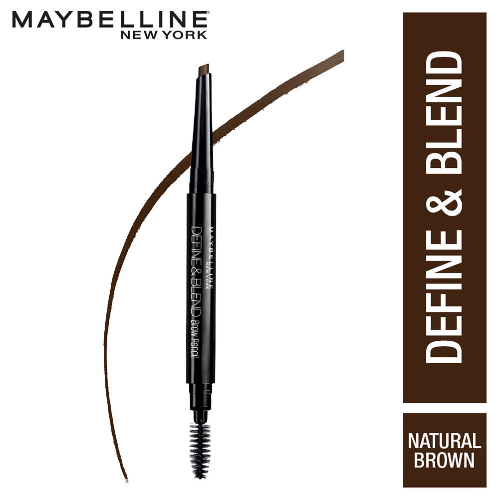 Maybelline New York Define & Blend Brow Pencil For Perfect Brows, Eyebrow Pencil tural Brown, 0.16g Buy at Indicrest