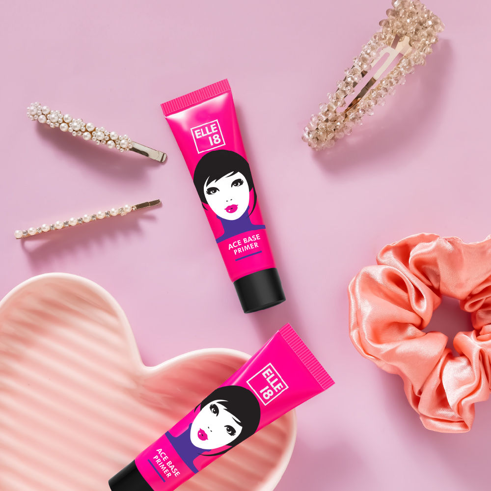 Elle 18 Ace Base Face Primer With Vitamin E, Lightweight & Water resistant, 10ml Buy at Indicrest Image 8
