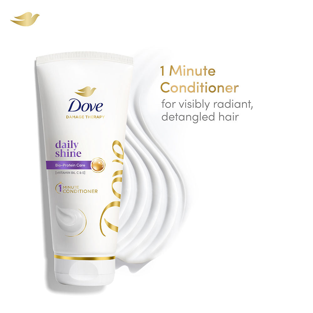 Dove Daily Shine Hair Conditioner with Nutritive Serum for Dull Frizzy Hair, 75ml Buy at Indicrest