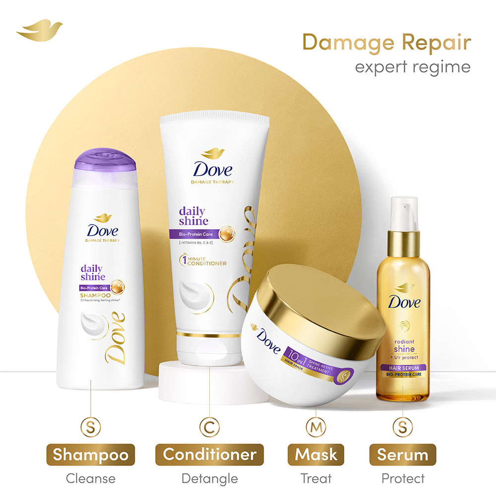 Dove Daily Shine Hair Conditioner with Nutritive Serum for Dull Frizzy Hair, 75ml Buy at Indicrest Image 9