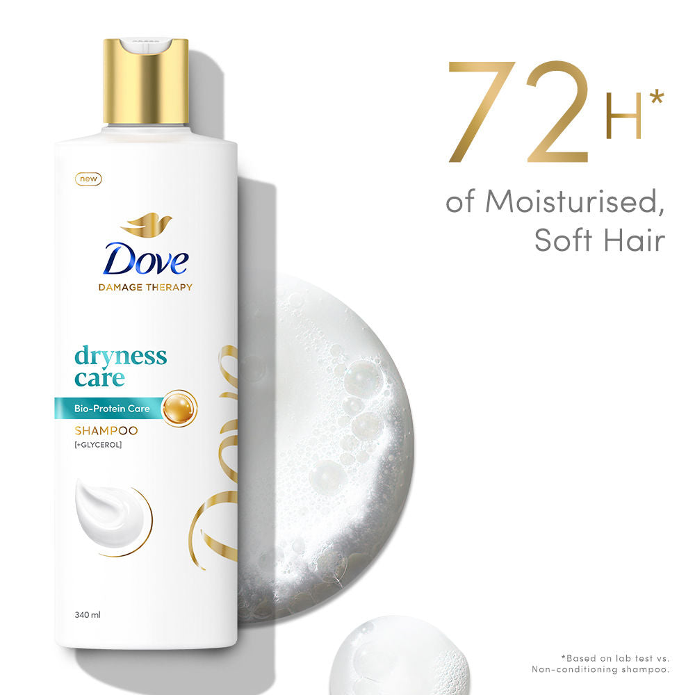 Dove Dryness Care Shampoo For Very Dry Hair, 340ml Buy at Indicrest