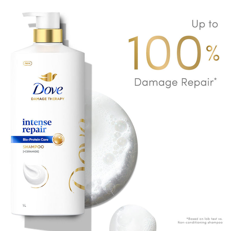 Dove Intense Repair Shampoo For Dry & Damaged Hair, 1000ml Buy at Indicrest
