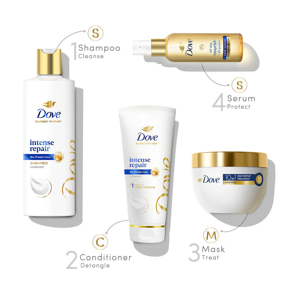 Dove Intense Repair Shampoo For Dry & Damaged Hair, 1000ml Buy at Indicrest Image 6