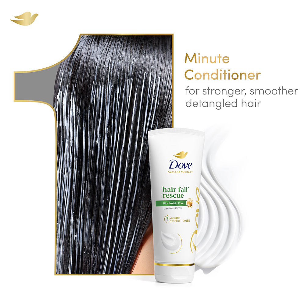 Dove Hair Fall Rescue Conditioner with Nutrilock Actives to Strengthen Damaged Hair, 335ml Buy at Indicrest Image 6