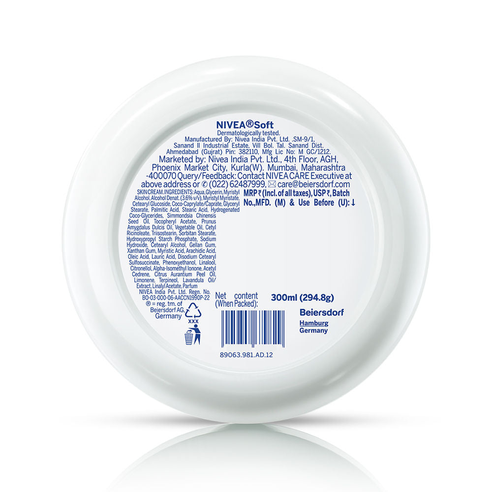 Nivea Soft Vit E Light Non Sticky Face Moisturiser Cream Fresh & Hydrated Skin For All Skin Types, 300ml Buy at Indicrest Image 11