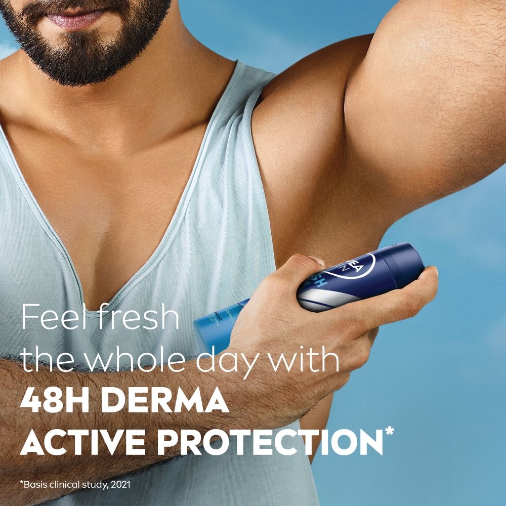 Nivea MEN Deodorant, Fresh Active, 48h Long lasting Freshness, 150ml Buy at Indicrest Image 6