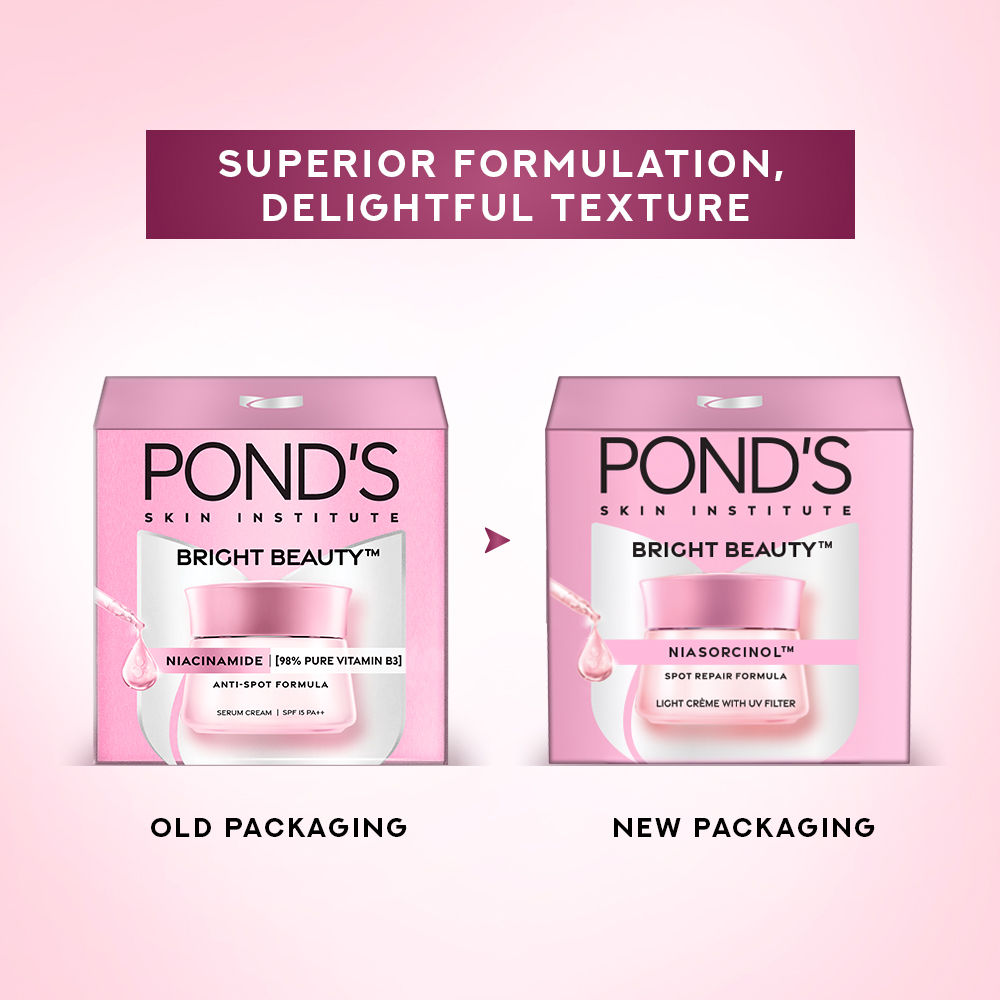Pond’s Bright Beauty Serum Cream Spot-Less Glow SPF 15 PA++, 34g Buy at Indicrest Image 7