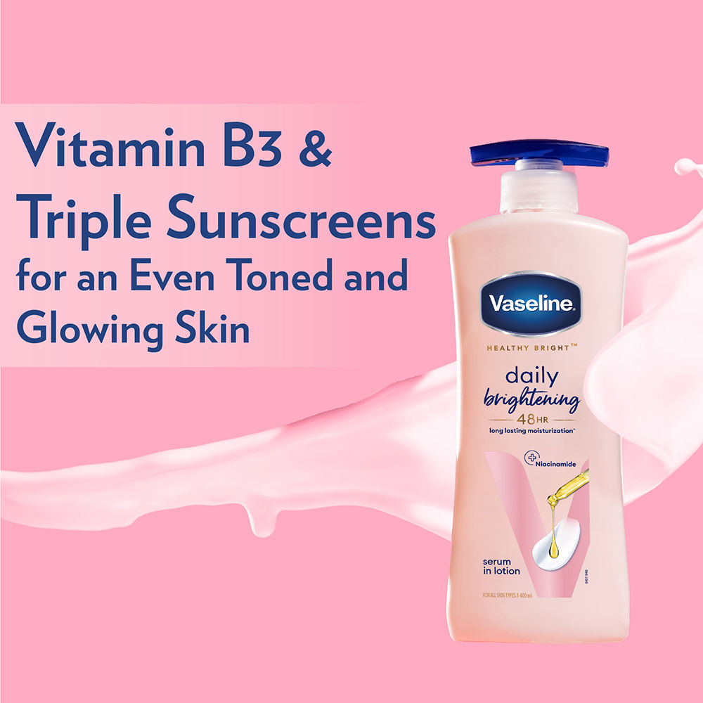 Vaseline Healthy Bright Daily Brightening Serum in Lotion, 90ml Buy at Indicrest Image 6