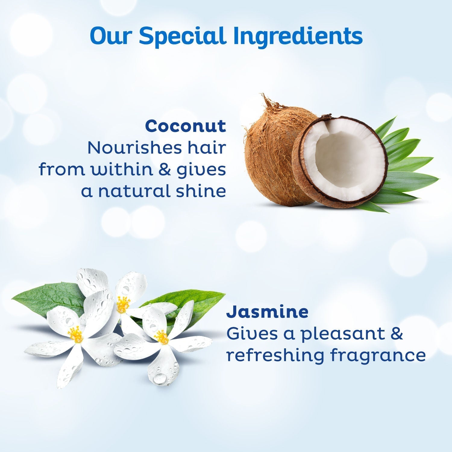 Parachute Advansed Jasmine Gold Coconut Hair Oil, Vitamin-E, Super Shiny Hair, Non-sticky, 300ml Buy at Indicrest Image 3