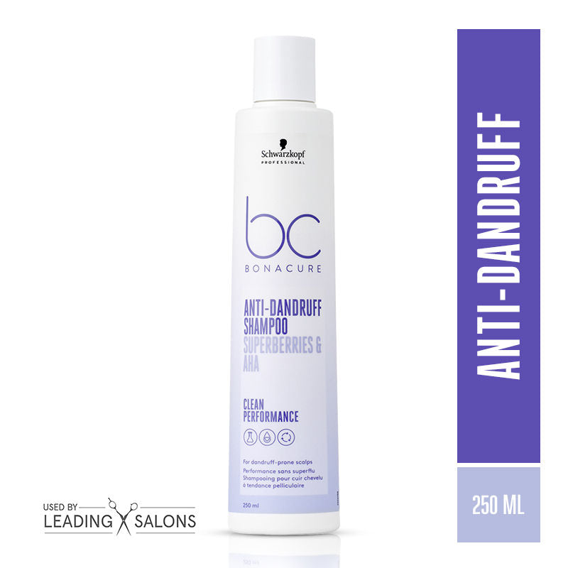 Schwarzkopf Professional Bonacure Anti-Dandruff Shampoo with Superberries & AHA, 250ml Buy at Indicrest