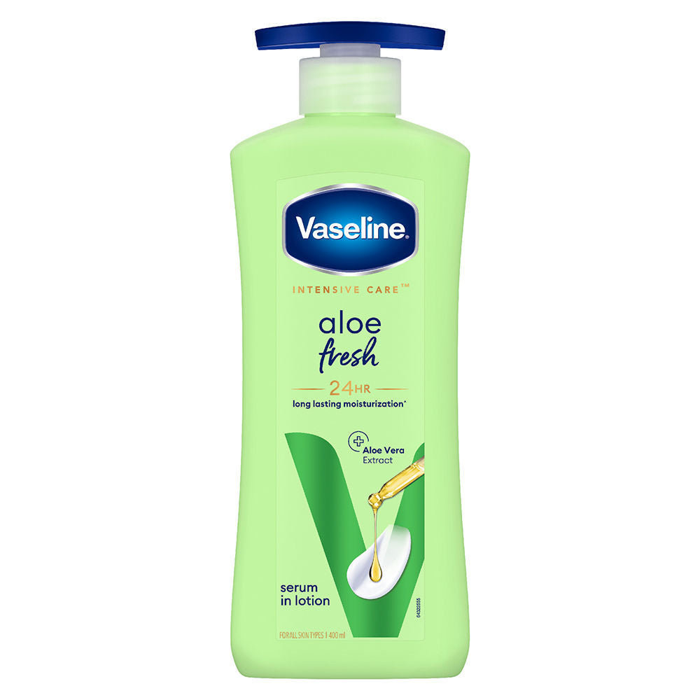 Vaseline Intensive Care Aloe Fresh Body Lotion, 400ml Buy at Indicrest Image 2