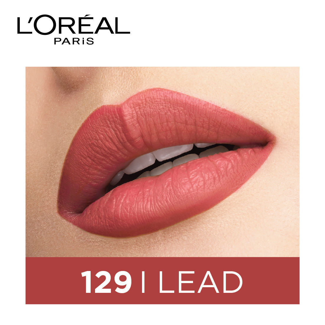 L'Oreal Paris Rouge Signature Matte Liquid Lipstick - 129 I Lead, 7ml Buy at Indicrest Image 3