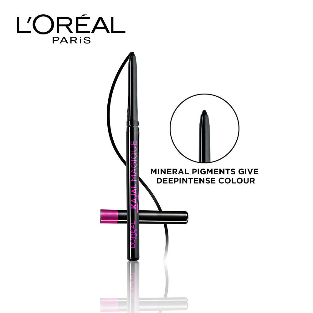 L'Oreal Paris Kajal Magique - Supreme Black, 0.35g Buy at Indicrest Image 3