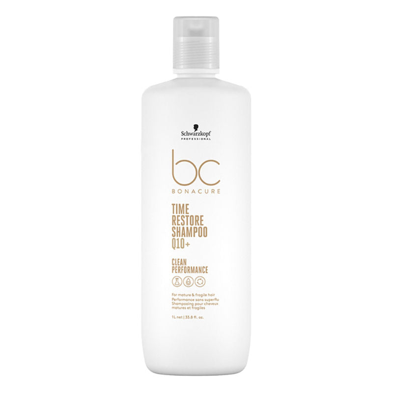 Schwarzkopf Professional Bonacure Time Restore Shampoo With Q10+ - For Mature Hair, 1000ml Buy at Indicrest Image 11