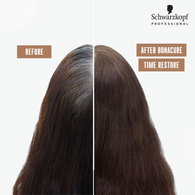 Schwarzkopf Professional Bonacure Time Restore Shampoo With Q10+ - For Mature Hair, 250ml Buy at Indicrest Image 7