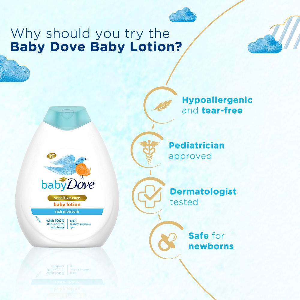 Dove Rich Moisture Baby Lotion, 400ml Buy at Indicrest Image 5