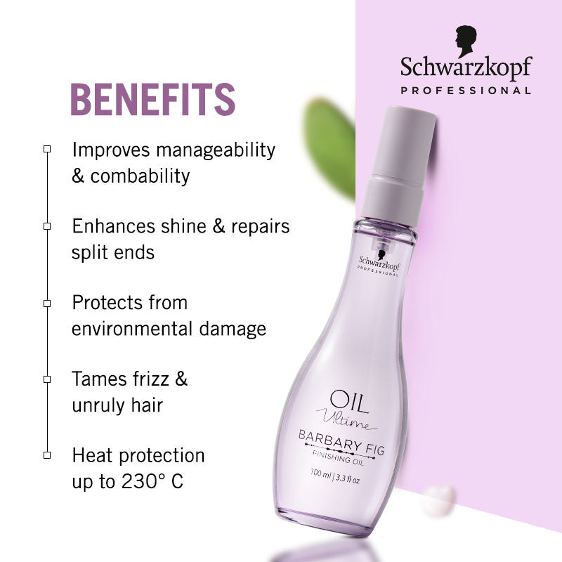 Schwarzkopf Professional Oil Ultime Barbary Fig Finishing Oil, 100ml Buy at Indicrest Image 2