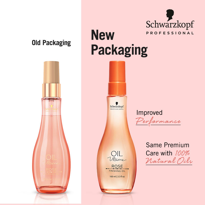 Schwarzkopf Professional Oil Ultime Rose Finishing Oil, 100ml Buy at Indicrest Image 11
