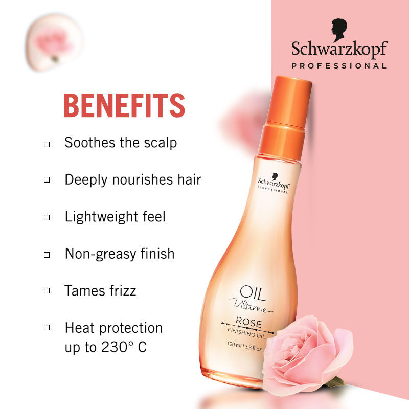 Schwarzkopf Professional Oil Ultime Rose Finishing Oil, 100ml Buy at Indicrest Image 2