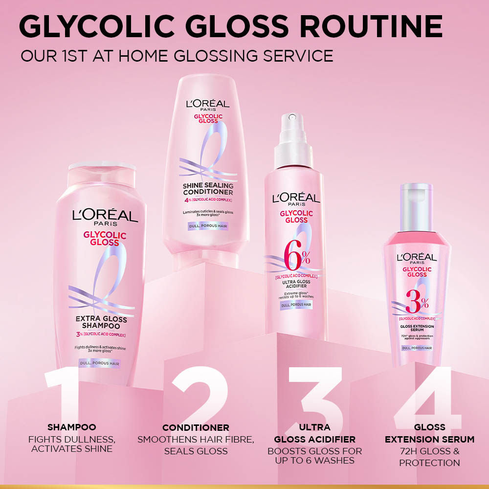 L'Oreal Paris Glycolic Gloss Shine Boosting Shampoo, 1 Litre Buy at Indicrest Image 7