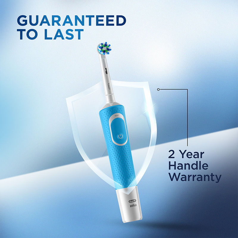 Oral-B Blue Vitality Cross Action Electric Rechargeable Toothbrush Buy at Indicrest Image 5