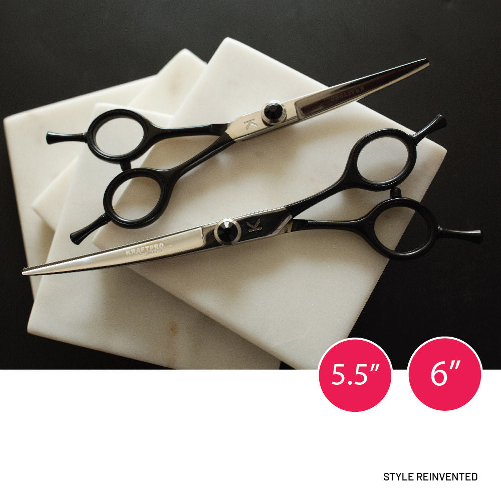 KRAFTPRO Edge 6 Inch Stainless Steel Hair Cutting Scissor With Case & Oil, 1 piece Buy at Indicrest Image 2