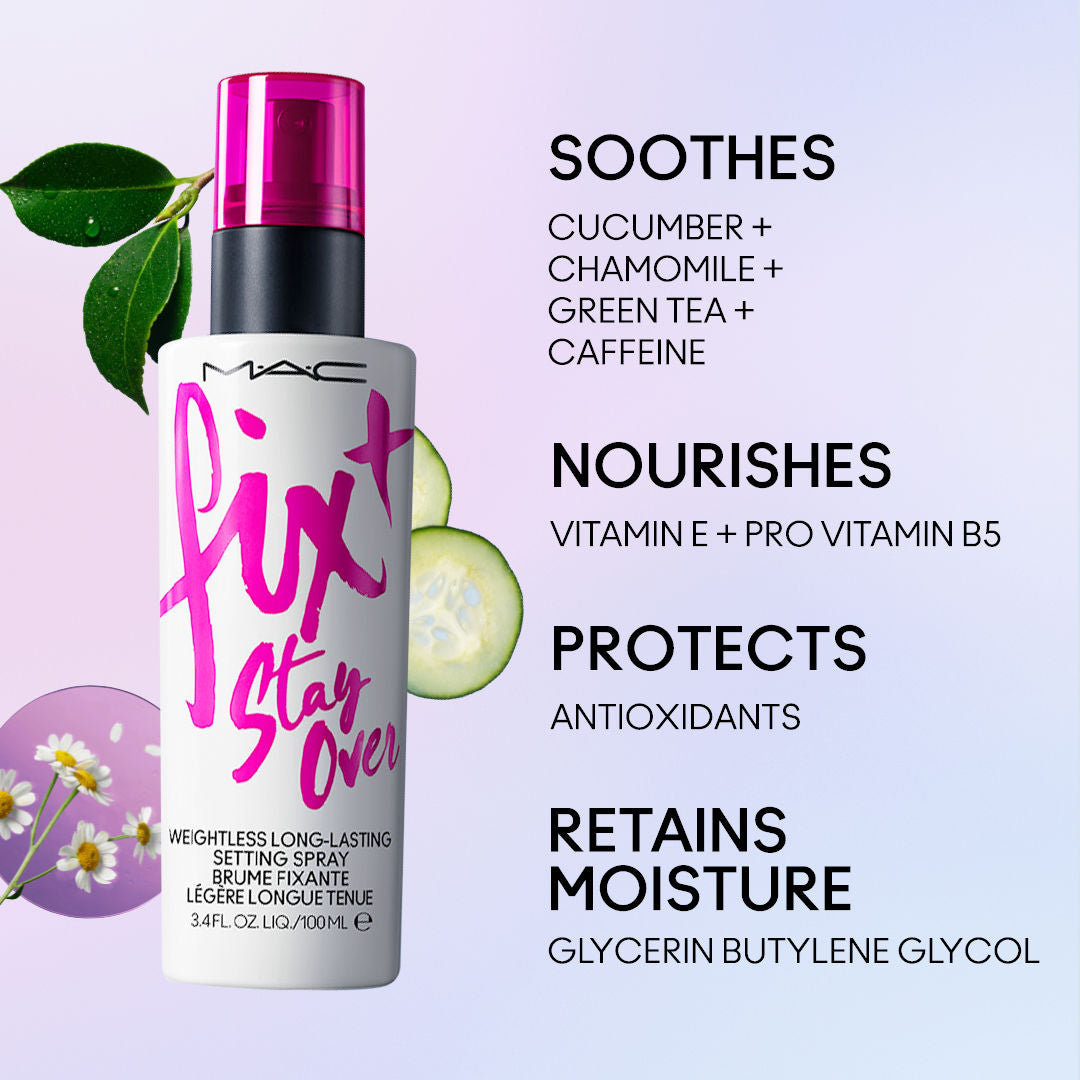 M.A.C Fix+ Stay Over Alcohol-Free 24HR Setting Spray, 100ml
