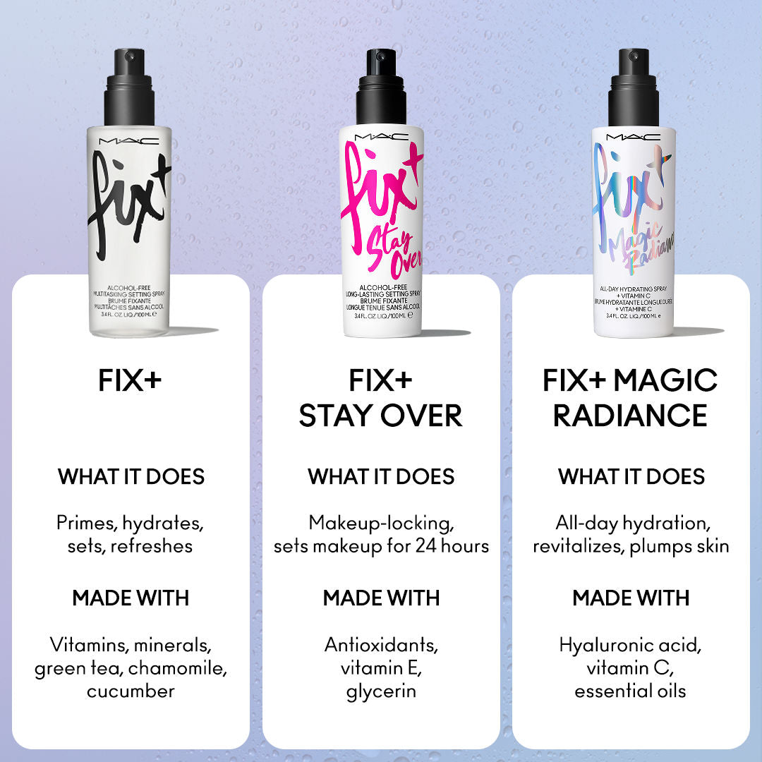 M.A.C Fix+ Stay Over Alcohol-Free 24HR Setting Spray, 100ml