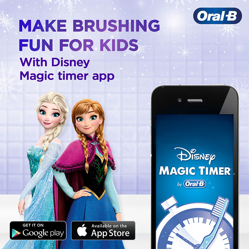 Oral-B Kids Electric Rechargeable Toothbrush Featuring Frozen Characters, 1 piece Buy at Indicrest Image 7