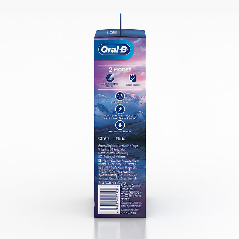 Oral-B Kids Electric Rechargeable Toothbrush Featuring Frozen Characters, 1 piece Buy at Indicrest Image 9