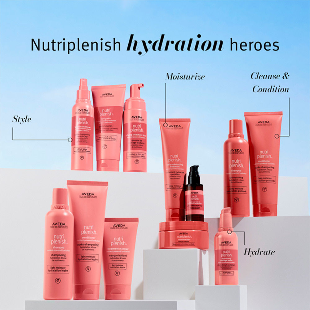 Aveda Nutriplenish Mask for Dry and Frizzy Hair for 4X Instant Deep Hydration, 200ml