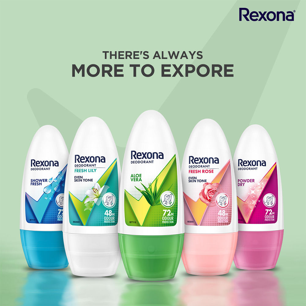 Rexona Aloe Vera Underarm Roll On (Pack of 2), 2 pieces Buy at Indicrest Image 10
