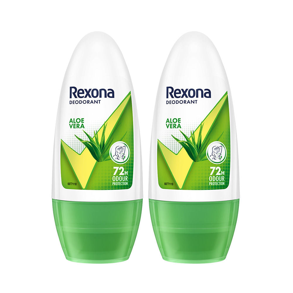 Rexona Aloe Vera Underarm Roll On (Pack of 2), 2 pieces Buy at Indicrest