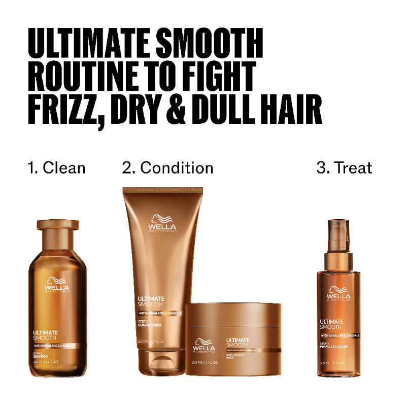 Wella Professionals Ultimate Smooth Shampoo With Squalane & Omega-9 For Dull & Frizzy Hair, 50ml Buy at Indicrest Image 9
