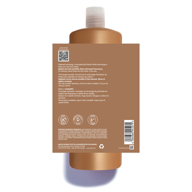 Wella Professionals Ultimate Smooth Shampoo With Squalane & Omega-9 For Dull & Frizzy Hair, 1000ml Buy at Indicrest Image 10