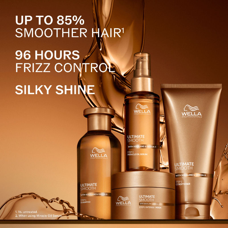 Wella Professionals Ultimate Smooth Hair Mask, 150ml Buy at Indicrest Image 3