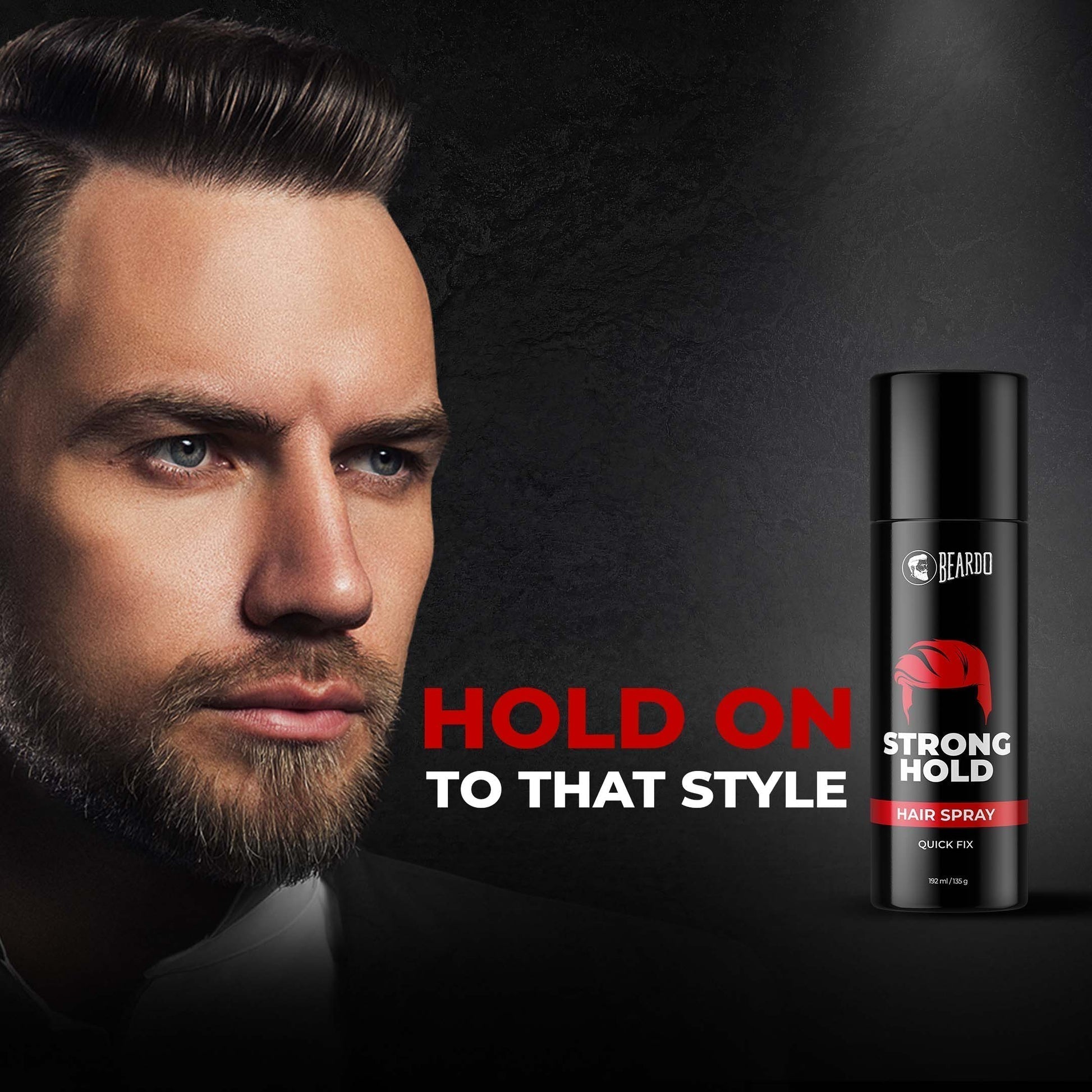 eardo Strong Hold Hair Spray – Texture Close-Up