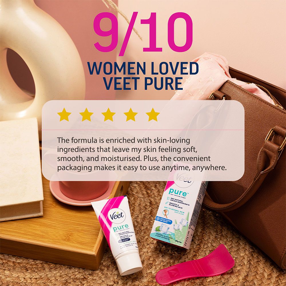 Veet Hair Removal Cream For Sensitive Skin, 50g Buy at Indicrest Image 10