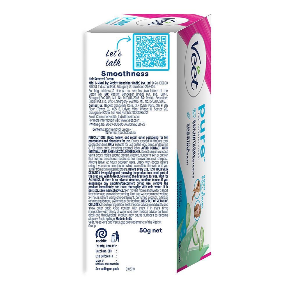 Veet Hair Removal Cream For Sensitive Skin, 50g Buy at Indicrest Image 12