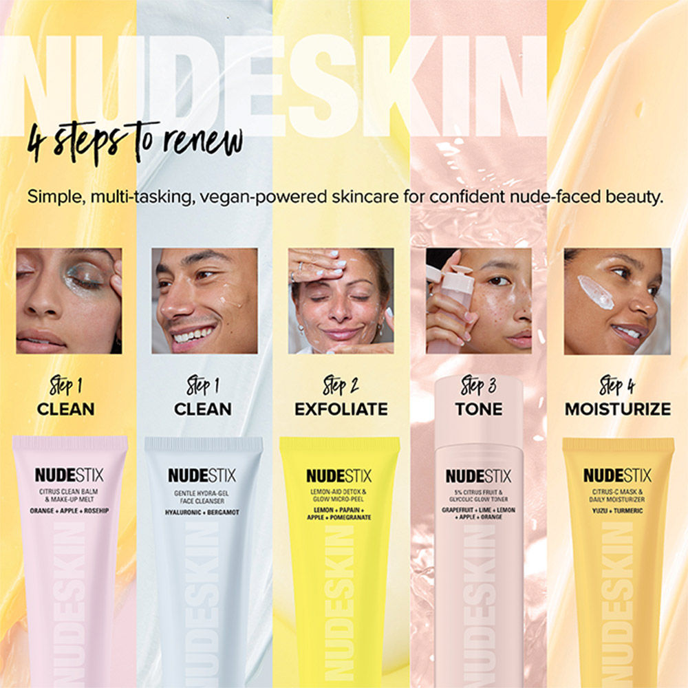 Nudestix Nudeskin Lemon-Aid Detox & Glow Micro-Peel, 60ml
