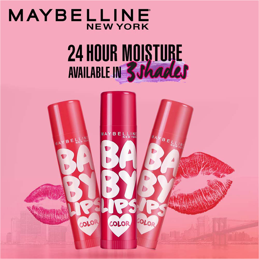 Maybelline New York Baby Lips Color Lip Balm with SPF 11 Up To 24H Moisture - Pink Lolita, 4g Buy at Indicrest Image 6