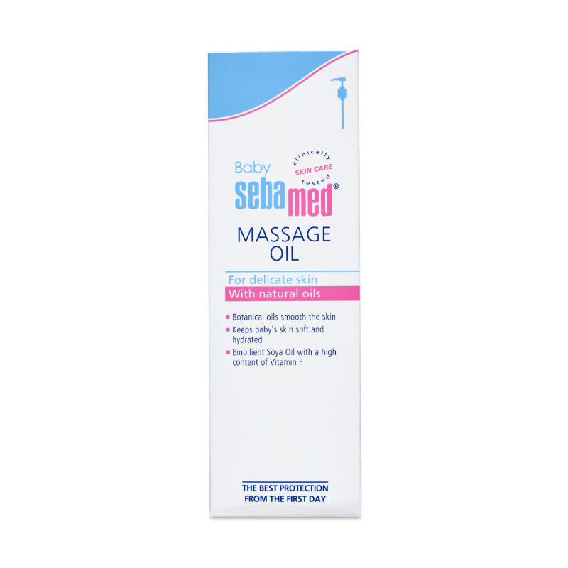 Sebamed Baby Massage Oil, Contains Soya Oil & Vitamin F, Non Greasy, Does Not Solidify, 150ml Buy at Indicrest Image 3