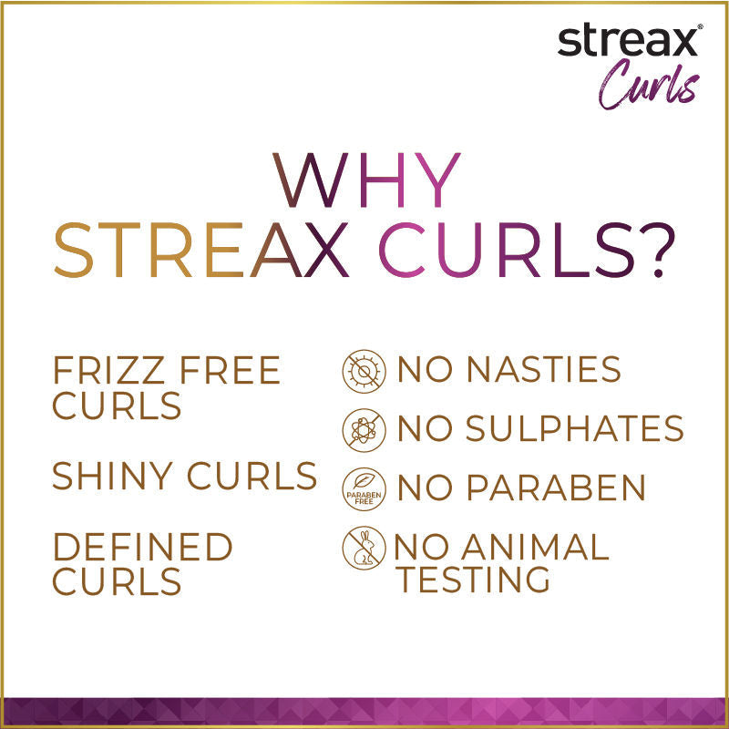 Streax Curls Styling Cream Sulphate And Paraben Free, 150g Buy at Indicrest Image 4