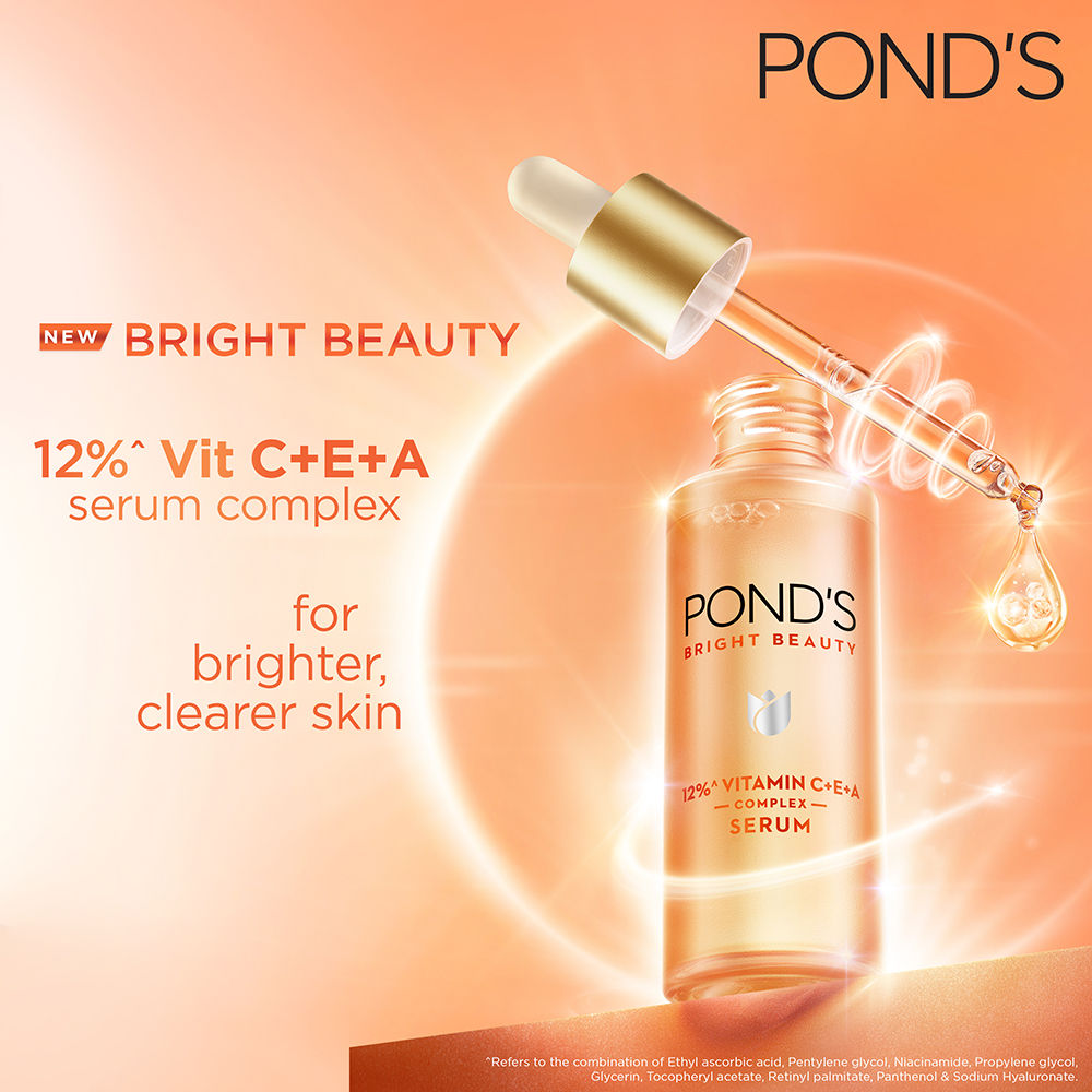 Pond’s Bright Beauty 12% Vitamin C+E+A Serum, 14ml Buy at Indicrest Image 2