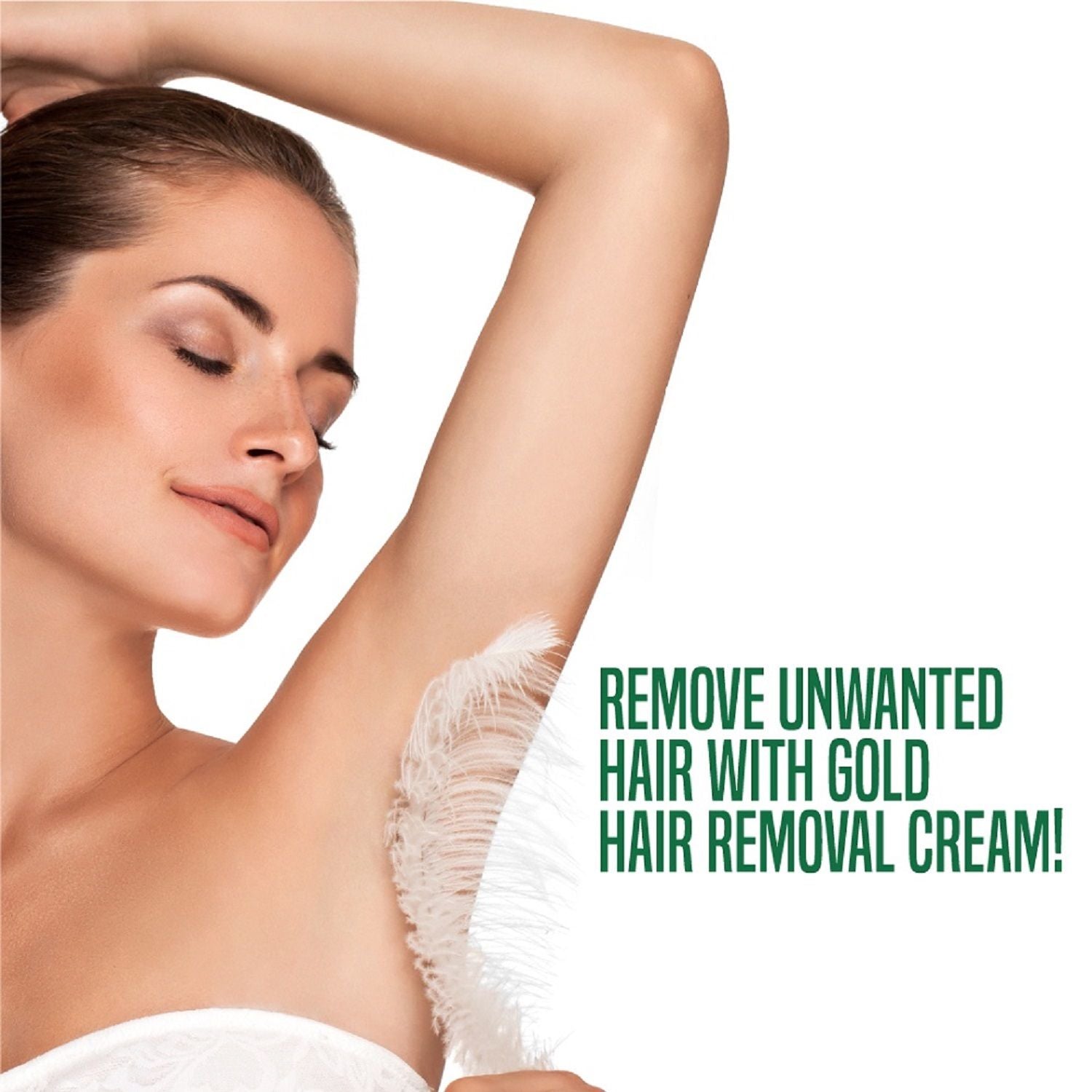 Nature's EssenceHair Removal Cream Gold - For All Skin Types, 50g Buy at Indicrest Image 3