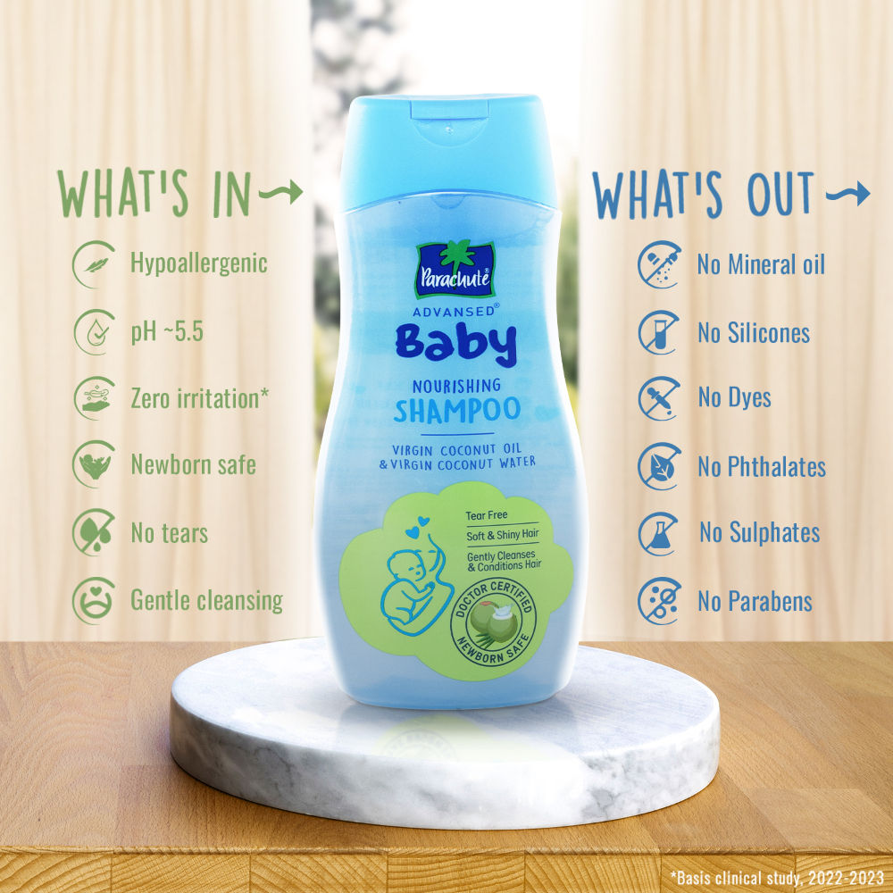 Parachute Advansed Baby Nourishing Shampoo, 200ml Buy at Indicrest Image 5